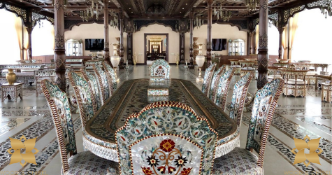 "Unveiling the Artistry: Syrian Handmade Mother-of-Pearl Furniture"